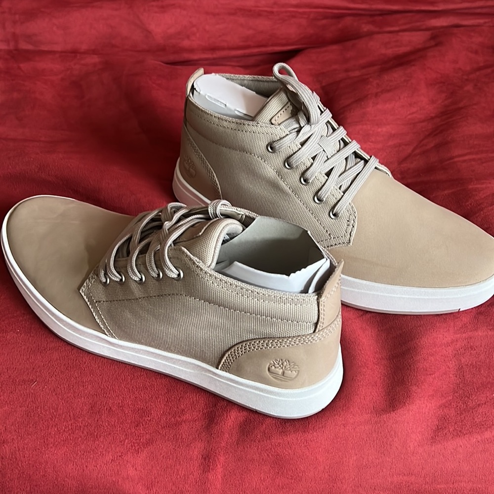 New Mens Size 8.5 Timberland Davis Square Chukka Boots Sneakers 🔥